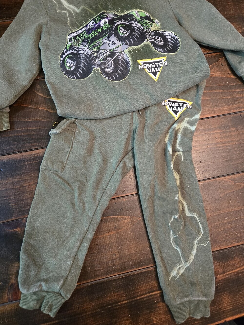 Monster Jam Sweatpants/Sweatshirt Matching Set